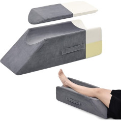 TANYOO Kāju spilvens Memory Foam Vein Cushion Wedge Cushion for Legs Up, pozicionēšanas spilvens kājām, noņemams, mazgājams, lietošanai mājās