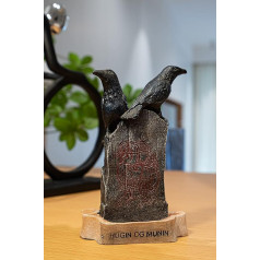 EASCHEER HUGIN OG MUNIN Statue 3