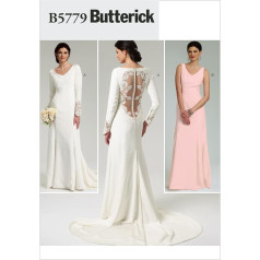 Butterick BTK 5779 AX5 (4-6-8-10-12) B5779 Šūšanas modelis, Elegants, ekstravagants, moderns