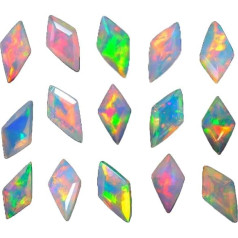 10X5 mm Etiopijas opāls, 6 gab FACETED retas kvalitātes Etiopijas opāls, 6 gab KITE FACETED Etiopijas opāls FACETED Dabīgais Welo opāls multi uguns opāls vaļēju dārgakmens rotaslietas padarīt