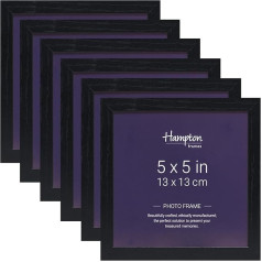 Hampton Frames Oxford OXF55NGX-6PK Черная акриловая фоторамка 13 x 13 см (упаковка из 6)