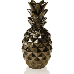 Candellana Pineapple Brass Eucalyptus, aromātiska svece, 8 x 16 x 8 cm, 110 ml, Eiropas vasks, dabīgās kokvilnas dakts, pret odiem, pret odiem