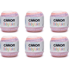 Caron Baby Cakes Ballerina 100g (6 gabaliņu iepakojums)