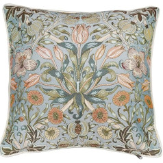 Signare Gobelēns Paneled Throw spilvens Case Dekoratīvs dīvāna spilvenu pārvalks William Morris Granātābolu Lilija Dizains Granātābols un Lilija CCOV-PN-POME 45x45cm