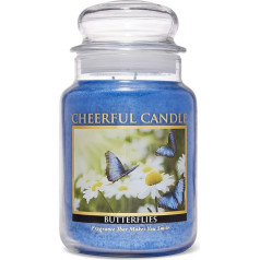 Ароматическая свеча A Cheerful Giver Blue Butterfly Jar Candle 680 мл