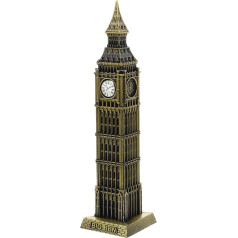 SEWACC Big Ben Statue Londona Big Ben Tower Statue Anglija Big Ben Figūra dāvanām Pusei Mājas Darbvirsmas dekorēšanai