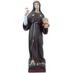 Proposte Religiose Saint Rosalia Statue Augstums 30 cm Ar rokām apgleznots