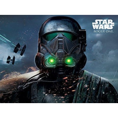 Star Wars Rogue One Death Trooper Glow, 60 x 80 cm, Drukas apdruka uz audekla, Daudzkrāsains