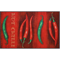 mazgājams+žāvēts paklājs, Hot Chilli 75x120 cm, iekštelpām un ārpus telpām, mazgājams