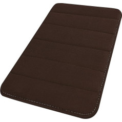 ieguves karte Memory Foam Absorbent Neslīdošs vannas paklājs Mazgājams vannas paklājs Memory Foam Carpet Floor Mat vannas istabai Brown 50 x 80 cm