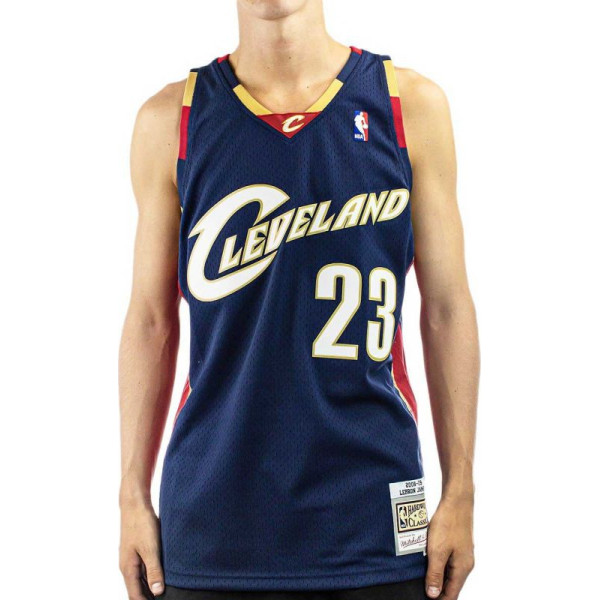 Mitchell & Ness Cleveland Cavaliers NBA Swingman Jersey Lebron James M SMJYGS18156-CCANAVY08LJA / M krekliņš