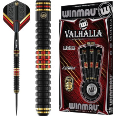 WINMAU Valhalla profesionālās volframa šautriņas ar tērauda uzgaļiem un kātiņiem (Waves)