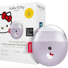 GESKE x Hello Kitty | SmartAppGuided™ sejas mitrināšanas atsvaidzinātājs | 4 in 1 | ūdens smidzinātājs | sejas tvaicētājs | sejas miglājs | sejas tīrīšanas ierīce | izsmidzināmā migla | ādas kosmētika | dabīgs mirdzums