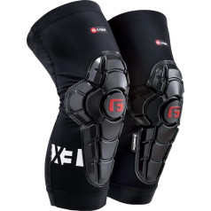 G-Form Pro-X3 Mountain Bike Knee Pads - Knee Pads for Men and Women - Black/White, Adult Small