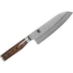 Kai Santoku un Zassenhaus melnie naži, daudzkrāsaini, 18,0 cm