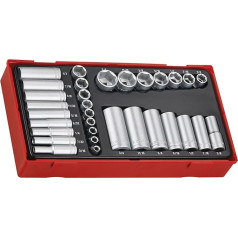 Teng - TTAF32 32 Stück Reg/Deep Socket Set 1/4-3/8 - TENTTAF32