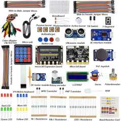 Adeept BBC Micro Bit Starter komplekts BBC Micro:bit ar 31 projektu mācību grāmatu iesācējiem un bērniem