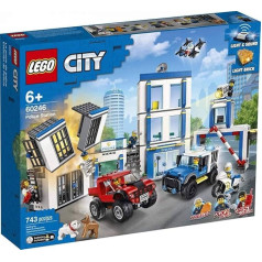 LEGO City policijas iecirknis 60246 Policijas rotaļlieta, jautrs konstruktors bērniem, jauna 2020 (743 detaļas)