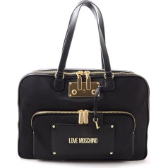 Love Moschino Sieviešu Jc4157pp1glg100a Melna plecu soma, melna