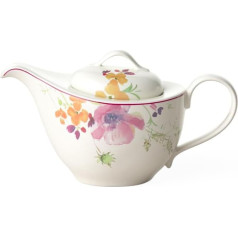 Villeroy und Boch Mariefleur Tea Teekanne, 620 ml, Höhe: Bunt, 13,5 cm, Premium Porzellan, Bunt