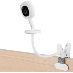 iTODOS bērnu monitora stiprinājums, kas saderīgs ar Nanit Pro Smart Baby Monitor & Flex Stand bērnu monitoru, 8 collu elastīgas rokas monitora piederums, piestipriniet savu bērnu kameru, kur vien vēlaties