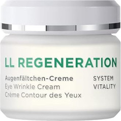 ANNEMARIE BÖRLIND LL REGENERATION Augenfältchen-Creme (30ml) - Glättet und Erfrischt die Ermüdete Augenpartie, mildert Trockenheitsfältchen sichtbar, Vegetarisch