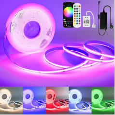 SUBOSI 10 m WiFi Intelligent COB RGBW + Warm White 24 V LED Strip Fairy Lights 672 LED/M 6720 LED LED LED Strip Light Bar Darbojas ar Google Home Assistant/Alexaz