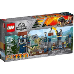 LEGO Jurassic World Dilophosaurus Attack 75931 Dinozauru komplekts, vienvietīgs, krāsains