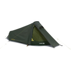 Nordisk - SVALBARD 1 SI vielseitiges Zelt, besonders leicht und windresist, reißfester Nylon Rip Stop mit Silikon Beschichtung, Apsis, 1-Personenzelt, Dunkelgrün/Forrest Green