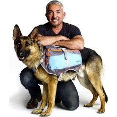 Cesar Millan Dog Whisperer mugursoma, pret laikapstākļiem izturīga mugursoma suņiem, izturīga pārgājienu mugursoma