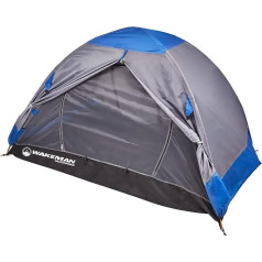 Wakeman Unisex pieaugušo mugursomu telts 2 Person Backpacking Tents Grey Standard