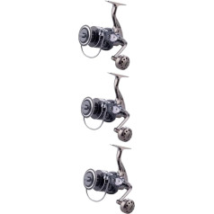 Supvox 3St Angelrolle Seerutenrad Baitcast-Trolling-Rolle Küstenhaspel aus Aluminium Rolle zum Süßwasserangeln Schlepprolle hohe Rolle Fishing Reel freilaufrolle Angeln Metallspule