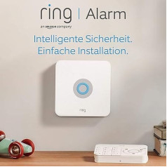 Ring Alarm 5 detaļu komplekts - Mājas drošības sistēma ar papildu asistēto uzraudzību - bez ilgtermiņa saistībām