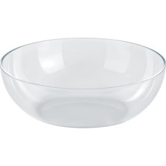 Alessi Mediterraneo Schale aus thermoplastischem Harz 29,0cm, caurspīdīgs, 11 x 33,5 x 11 cm