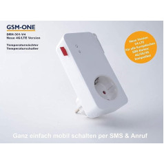 GSM Fernschalter,FROSTWÄCHTER, HITZEWÄCHTER, DRH-301-V4.5 (Master), 4G/LTE mit SMS+APP Steuerung