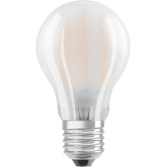 OSRAM spuldzes LED Superstar Classic A, E27 ligzda, aptumšojama, silti balta, aizvieto standarta 100 vatu spuldzi, matētas, 6 gab. iepakojumā