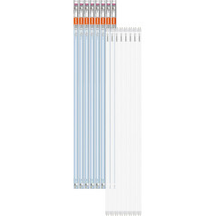 OSRAM 8 iepakojuma izmaksu ziņā efektīvas 18,3 W G13 elektromagnētiskā balasta LED lampas ar dubulto galu 4000K vēsā baltā krāsā Matt Cool White