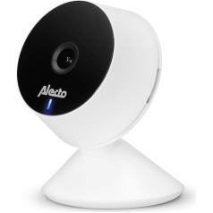 Alecto Smartbaby5 bērnu monitors ar kameru - WLAN bērnu monitors ar kameru - interkoma funkcija - infrasarkanais nakts redzamības sensors - kustības sensors - lietotnes vadība - HD izšķirtspēja - balts