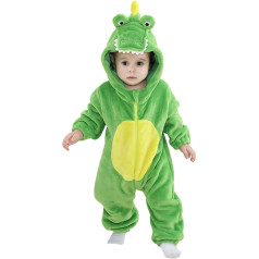 LOLANTA Baby Crocodile Aligator kostīms Gator Plush Hooded Animal Onesie