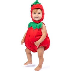 Dress up America Strawberry Costume Set for Baby (0-6 Months)