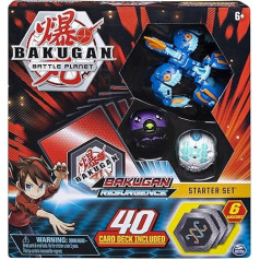 Bakugan Bakugan Battle Brawlers starta komplekts ar Bakugan transformējamiem radījumiem, Aquos Pyravian, bērniem no 6 gadiem