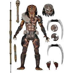 NECA Predator 2-7Ë Ultimate Snake Predator figūriņa, melna/mzila/zaļa, 100% plastmasas, dāvanu kastītē