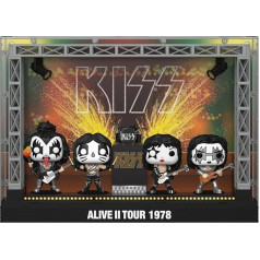 Funko Kiss Pack 4 figūriņas POP! Moments DLX Vinyl Alive II 1978 Tour 9 cm