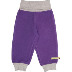 loud + proud Girls' Wool Fleece, GOTS Certified Trousers