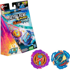 Beyblade Burst QuadStrike Ultimate Evo Valtryek V8 un Divine Xcalius X8 rotējošo topa dubultpakete, kaujas rotējošo topa rotaļlieta