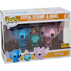 Funko - Figūriņa Disney Lilo & Stitch - 3-Pack Stitch Scrump Angel Exclu Pop 10cm - 0889698115018