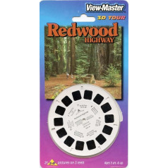 Redwood Highway California - Classic ViewMaster - 3 ruļļi kartē