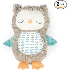 Ingenuity Cuddly Sounds Muzikālā Bluetooth rotaļlieta Nally the Owl, jaundzimušajam līdz 36 mēnešu vecumam, Unisex