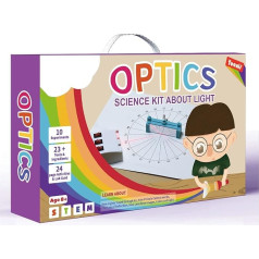 Teenii Optics Science Gaismas eksperimentu komplekts bērniem, STEM fizikas laboratorijas komplekts studentiem, izglītojošas rotaļlietas, dzimšanas dienas dāvana zēniem, meitenēm no 8 līdz 16 gadiem