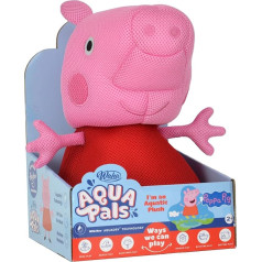 Wahu Aqua Pals Peppa Pig plīša rotaļlieta ūdenī bērniem vecumā no 2 gadiem Ātri žūstošs ūdensnecaurlaidīgs plīšs vannai un baseinam Viegla kopšana